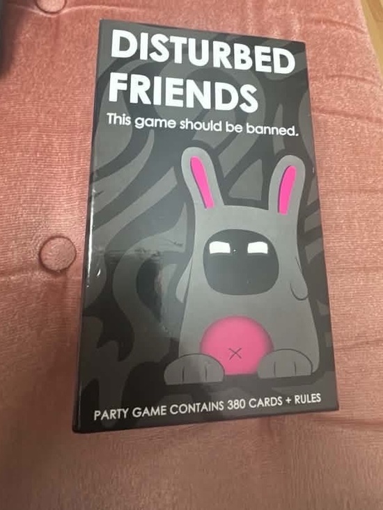 disturbed friends Other - Disturbed Friends Party Card Game - Gray with Pink Accents